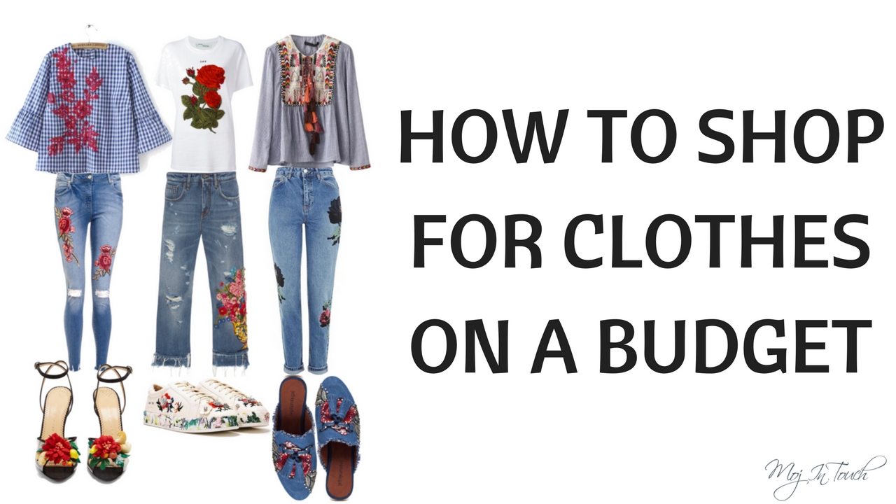 how to shop for clothes on budget